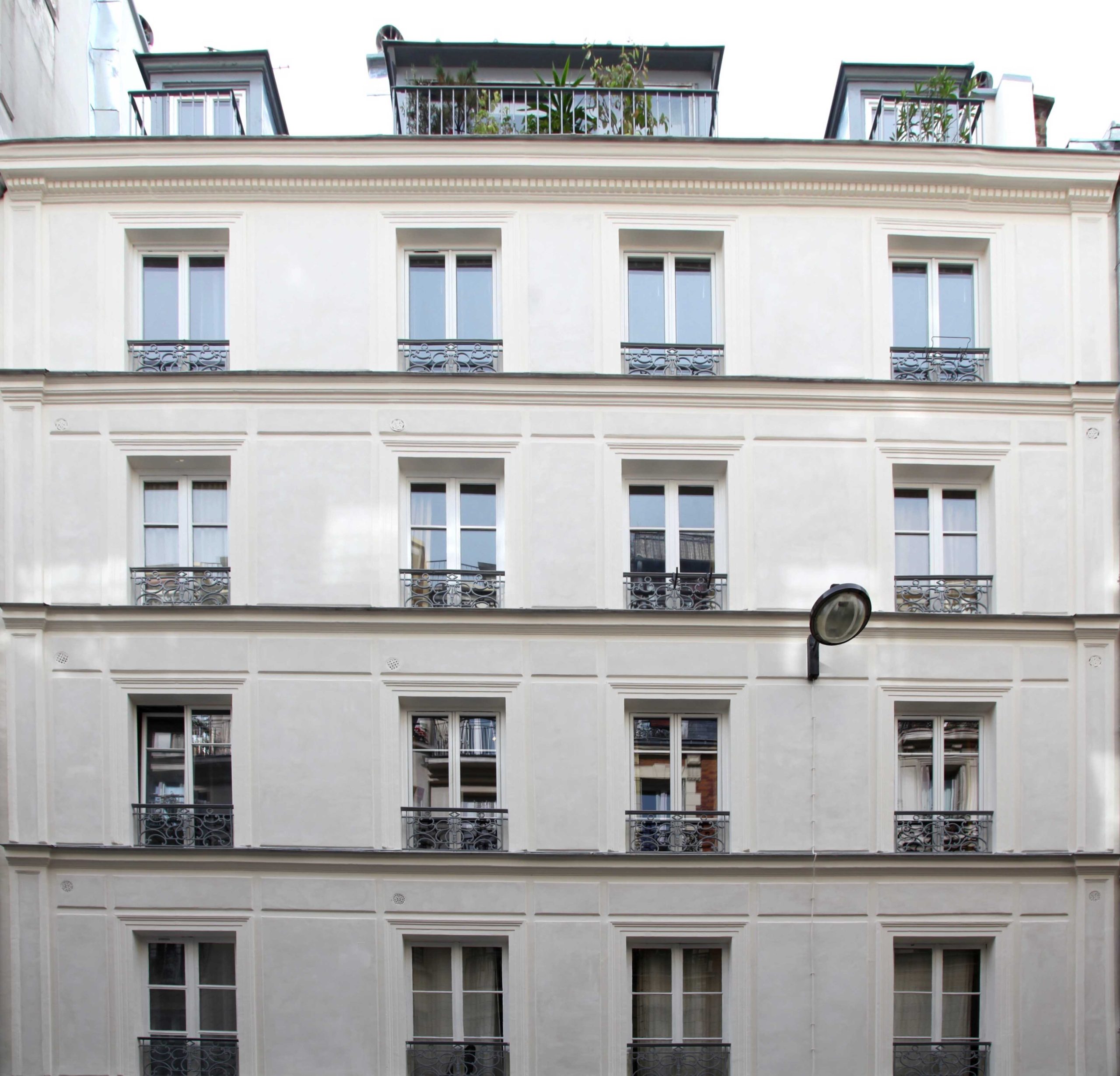11 rue Vavin 75006, Paris, Battistelli architectes, ravalement façade rue, vue d'ensemble